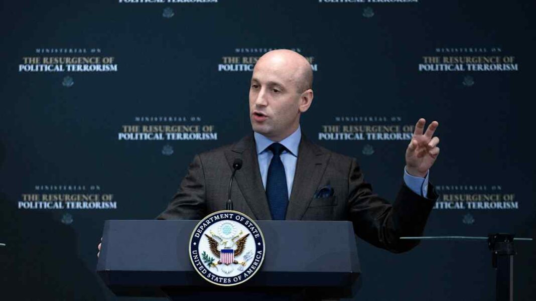 Trump administration says leftwing extremism is ‘fatal cancer to civilisation’ Trump administration says leftwing extremism is ‘fatal cancer to civilisation’