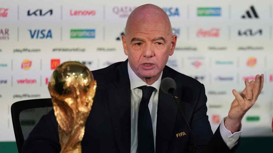 Infantino defends $20bn Fifa commercial venture after mounting backlash Infantino defends $20bn Fifa commercial venture after mounting backlash