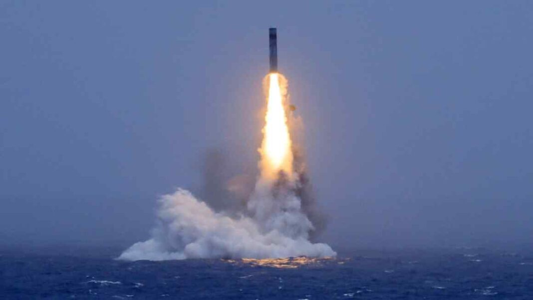 A three-way nuclear arms race A three-way nuclear arms race