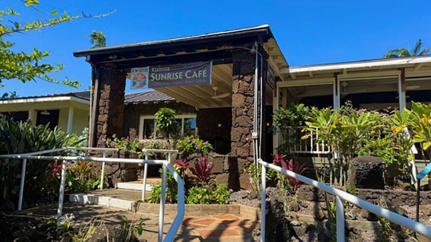 Kirk and Paula Coult of Kiahuna Sunrise Cafe: Restoring History One Breakfast at a Time Kirk and Paula Coult of Kiahuna Sunrise Cafe: Restoring History One Breakfast at a TimeÂ