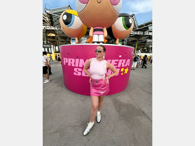 Image may contain: Clothing, Shorts, Accessories, Sunglasses, Adult, Person, Skirt, Footwear, Shoe, Amusement Park, and Fun