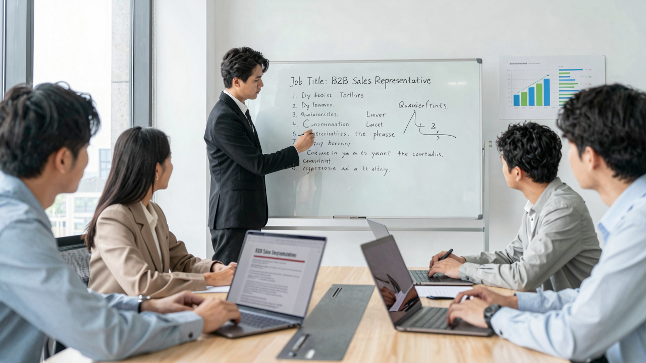 Writing an Effective B2B Sales Job Description