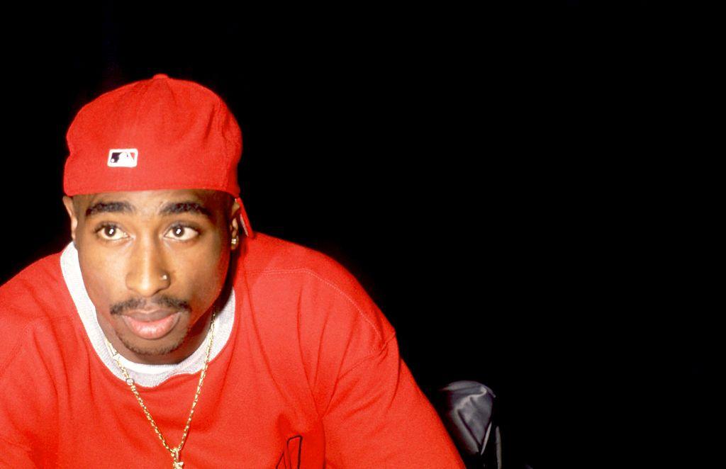 Tupac poses for photograph at the Source Awards in New York