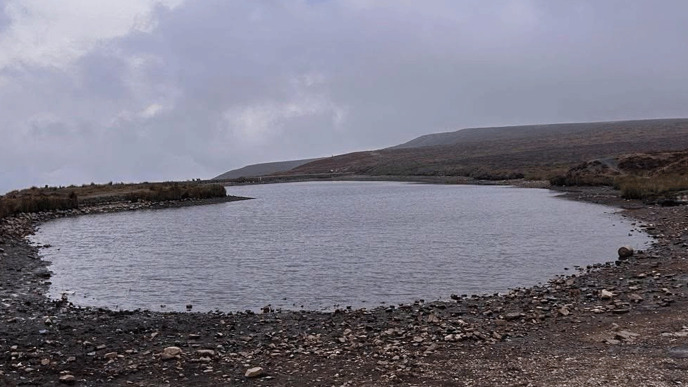 Low water level at Keepers Pond