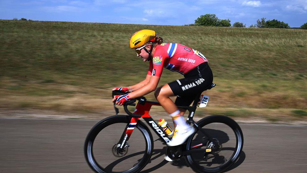 Sigrid Haugset at the Tour de France Femmes