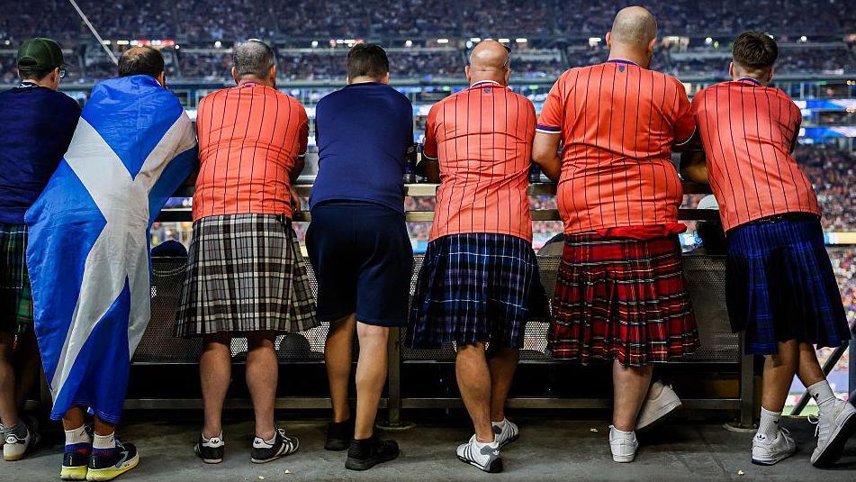 Scotland fans at Boston Stadium