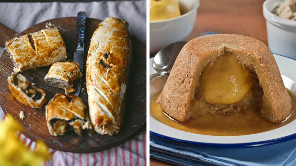 Staffordshire clanger and Sussex pond pudding