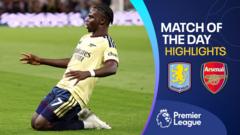 Saka earns Arsenal hard-fought win at Aston Villa Saka earns Arsenal hard-fought win at Aston Villa
