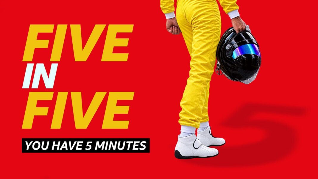 Five in Five: Formula 1 quiz No 1 Five in Five: Formula 1 quiz No 1