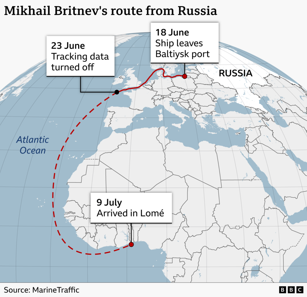 Russian ship defies sanctions to send military vehicles to Mali Russian ship defies sanctions to send military vehicles to Mali