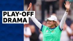 Kuwaki wins tense play-off to lift Women’s Open title Kuwaki wins tense play-off to lift Women’s Open title