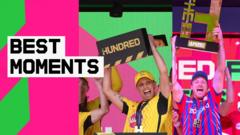 Fan knitting, huge hitting and catches galore – The best of The Hundred Fan knitting, huge hitting and catches galore – The best of The Hundred