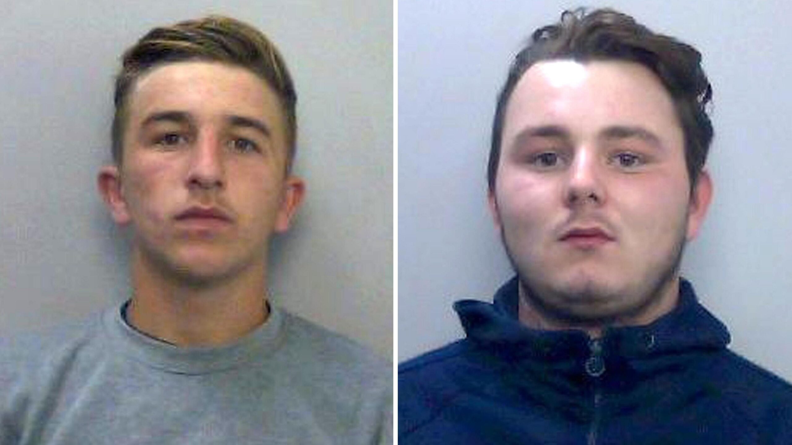 Mugshots for Jessie Cole and Albert Bowers