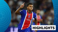 Highlights: PSG beat Aston Villa in Super Cup Highlights: PSG beat Aston Villa in Super Cup