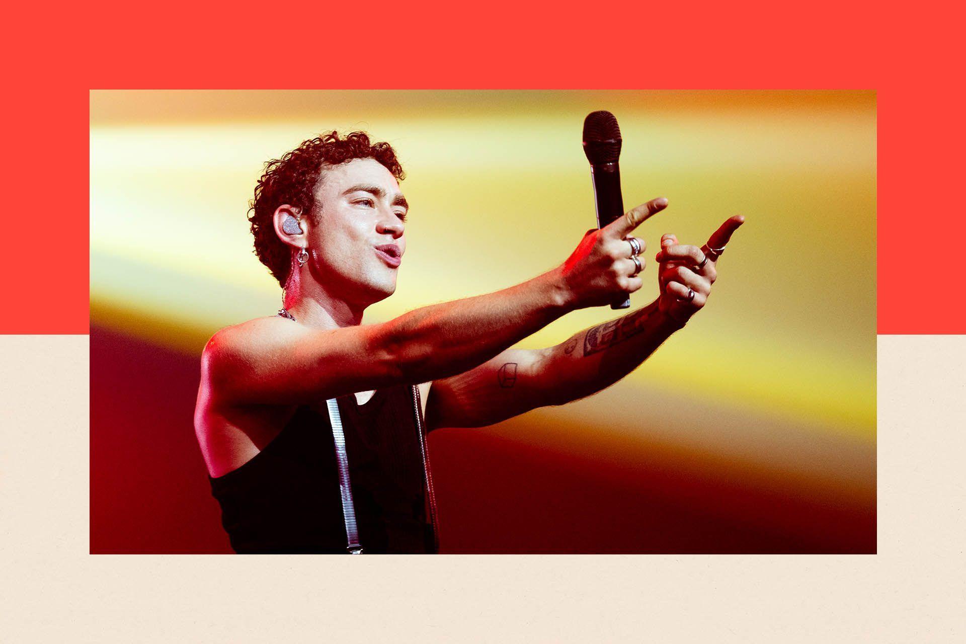Olly Alexander performing at Manchester Pride in 2025