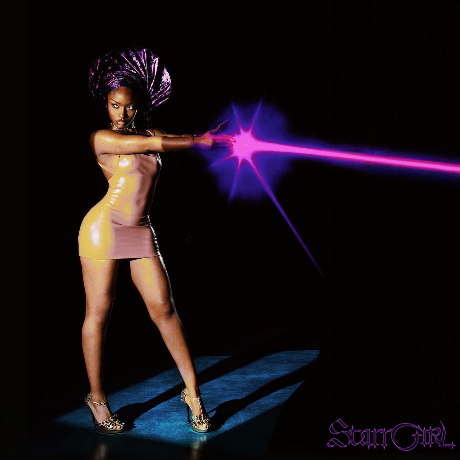 Ayra Starr on the cover of her album Starrgirl
