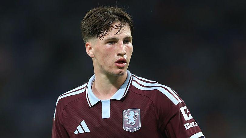 Benjamin Broggio in action for Aston Villa during the 2026-27 season