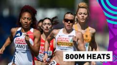Hodgkinson cruises into 800m semi-finals Hodgkinson cruises into 800m semi-finals