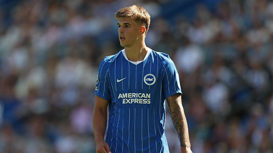 Brighton's Croatia defender Luka Vuskovic