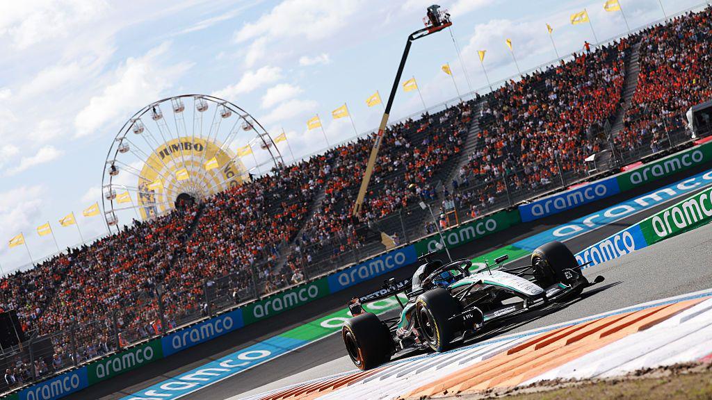 Russell takes pole position for Dutch GP sprint race Russell takes pole position for Dutch GP sprint race
