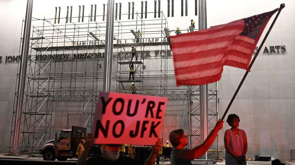 Kennedy Center board votes to put Trump’s name back on building Kennedy Center board votes to put Trump’s name back on building