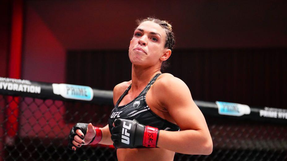 Mackenzie Dern before her win against Amanda Ribas in January 2025