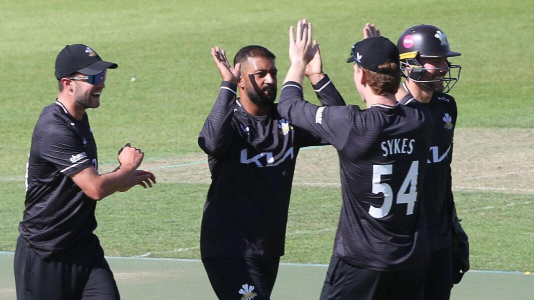 Surrey beat Kent to go level with Foxes at the top Surrey beat Kent to go level with Foxes at the top