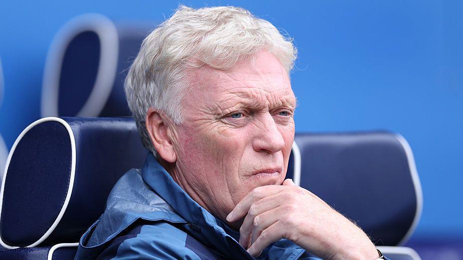 Everton manager David Moyes looks on during the pre-season friendly against Bolton Wanderers