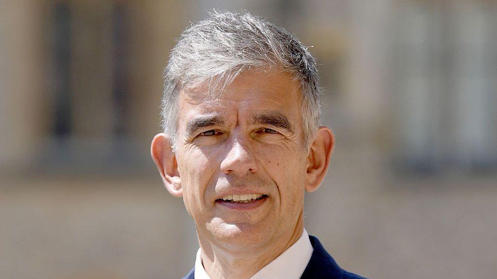 Close up of Matt Brittin's face