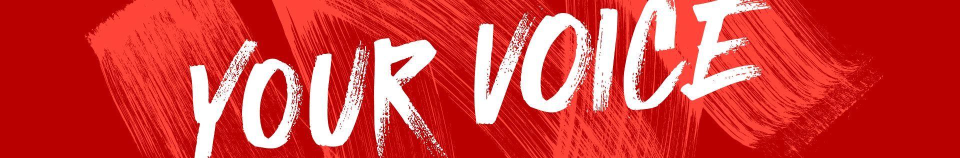 Your Voice banner