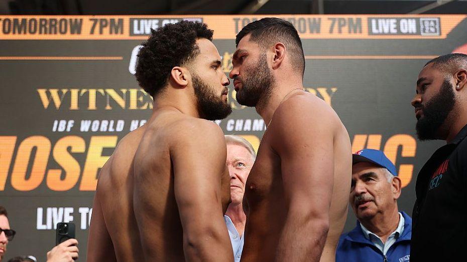 Moses Itauma and Filip Hrgovic face off