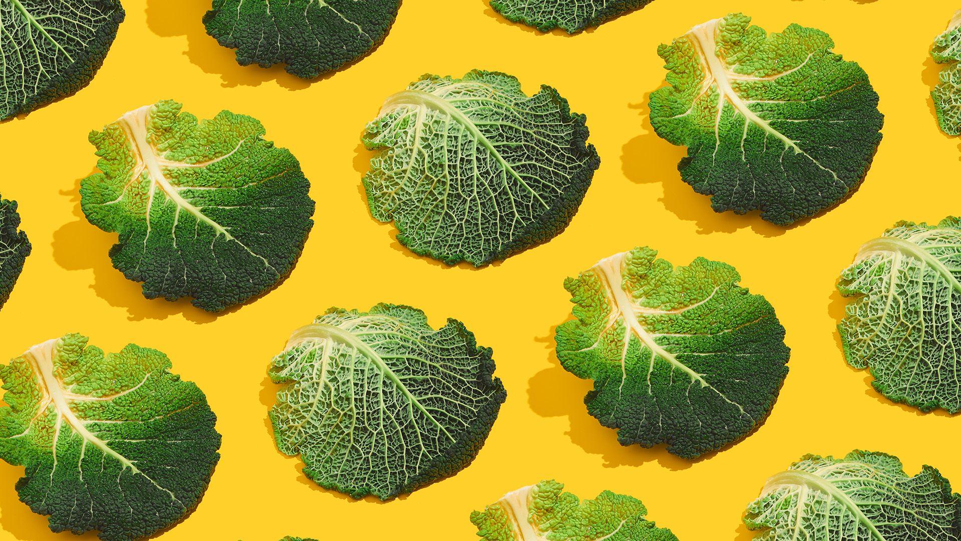 Cabbage leaves