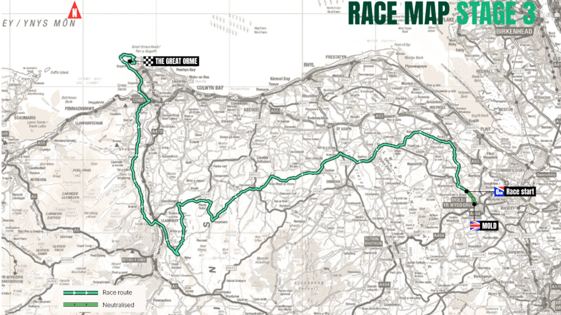 Stage three route map