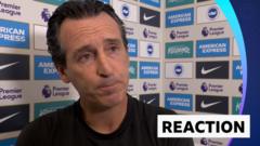 Aston Villa ‘must accept everything’ – Emery after Brighton thrashing Aston Villa ‘must accept everything’ – Emery after Brighton thrashing