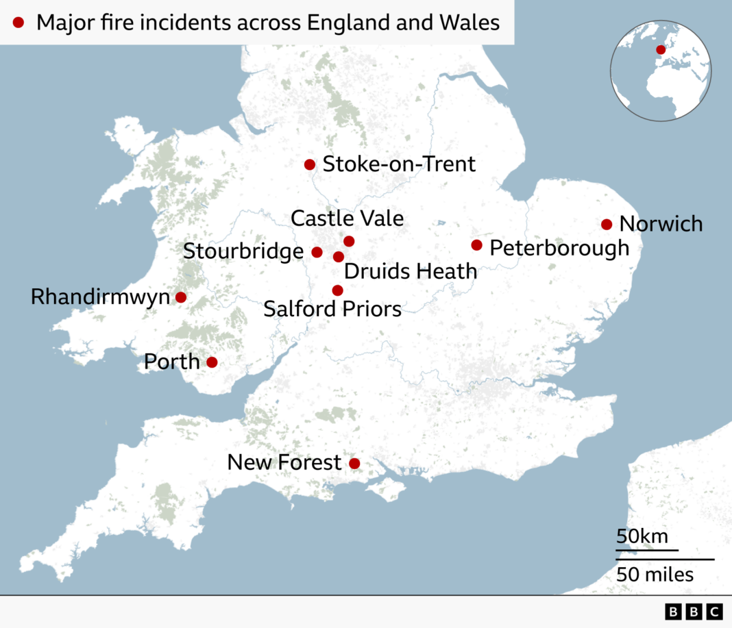 What we know so far about the West Midlands fires What we know so far about the West Midlands fires