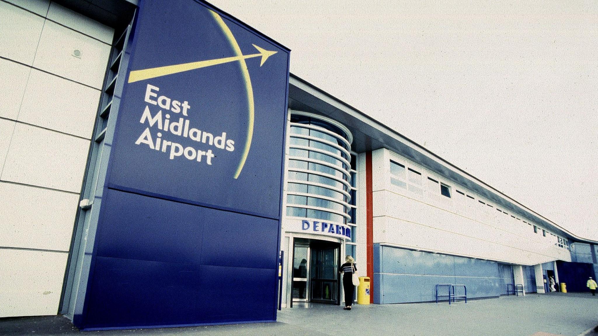 East Midlands Airport outside