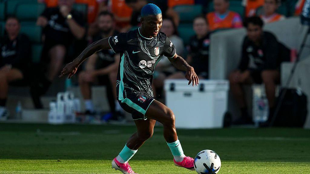 Temwa Chawinga playing for San Diego Wave in July