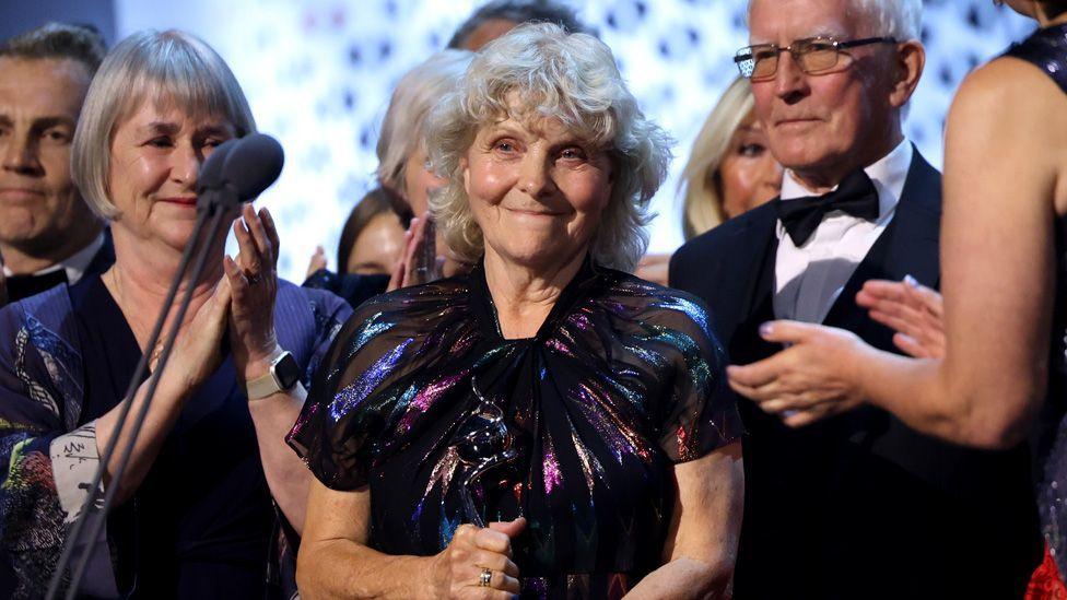 Jo Hamilton at National TV Awards