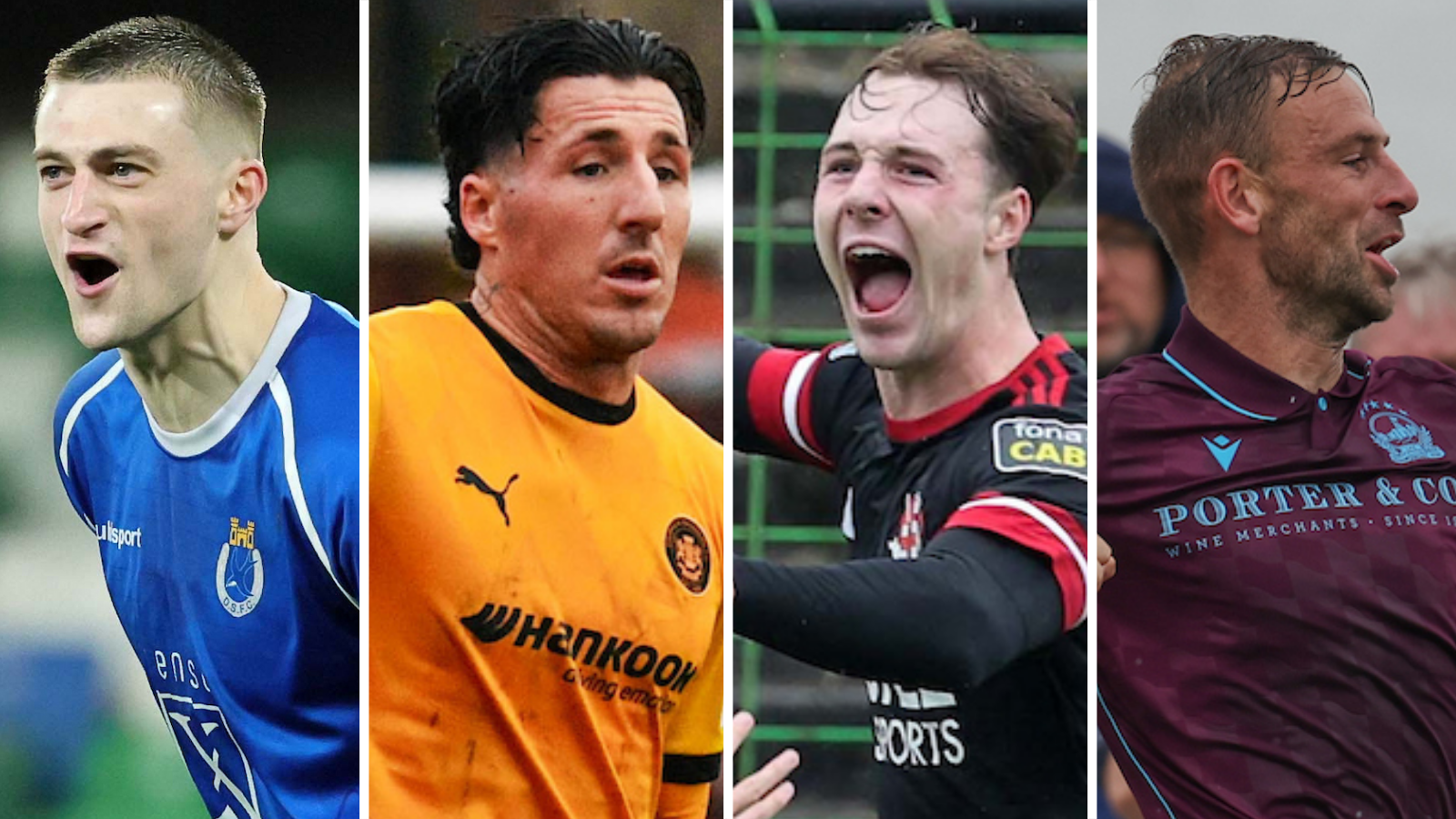 Sean McAllister, Danny Gibson, Aaron Reid and Matthew Fitzpatrick