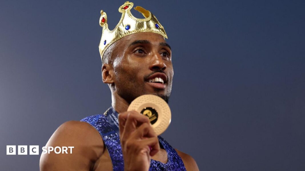 GB’s Hudson-Smith wins historic 400m gold on home track GB’s Hudson-Smith wins historic 400m gold on home track