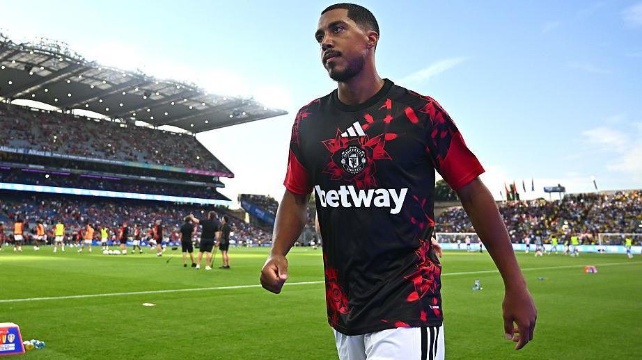Youri Tielemans of Manchester United before the pre-season friendly match between Manchester United and Leeds United
