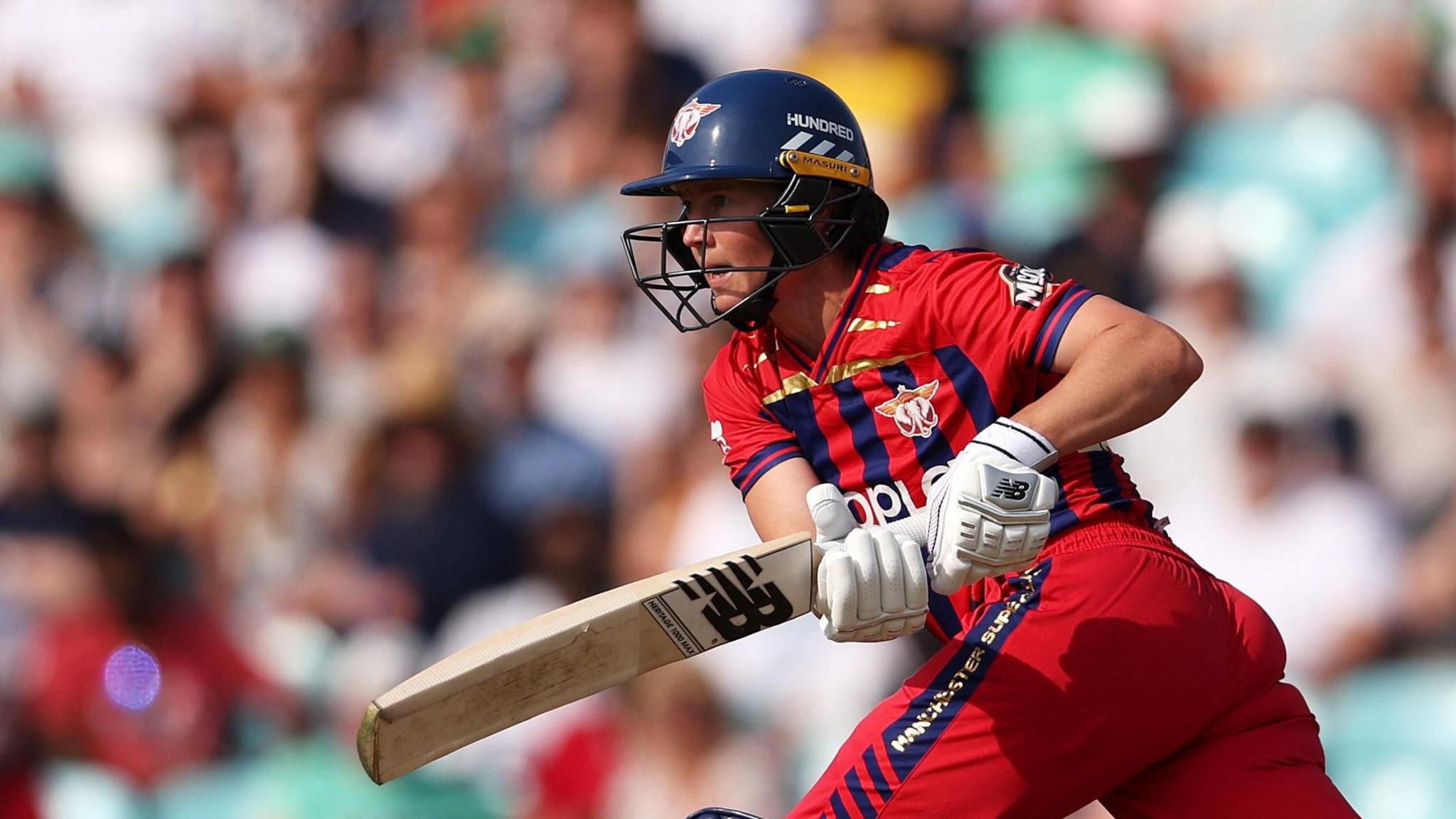Meg Lanning batting for Manchester Super Giants