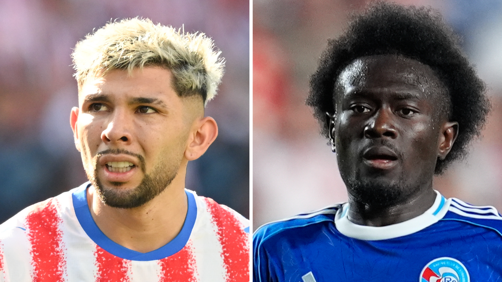 Split image of Enciso and Ouattara