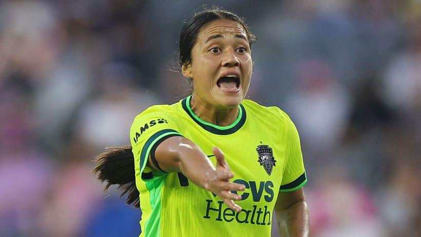 Washington Spirit's Rebeca Bernal in action