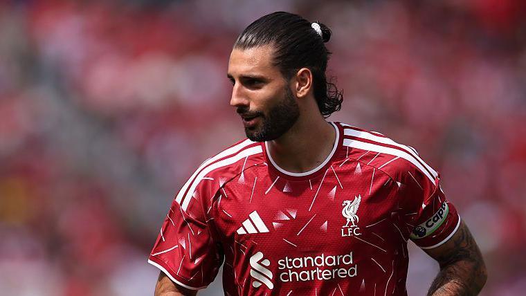 Dominik Szoboszlai playing for Liverpool