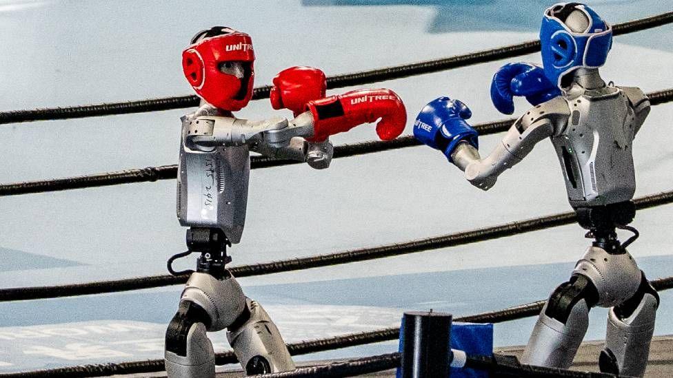 Humanoid robots show boxing skills