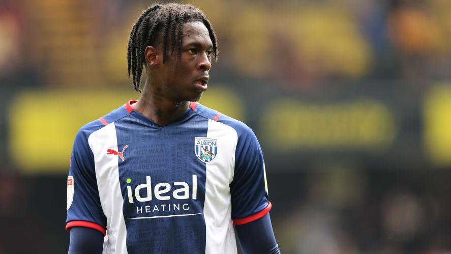 Quevin Castro playing for West Brom