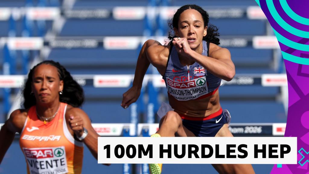 Johnson-Thompson under way in the heptathlon Johnson-Thompson under way in the heptathlon