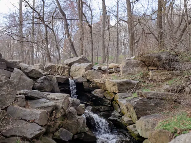 Image may contain: Nature, Outdoors, Water, Creek, Stream, Waterfall, and Slate