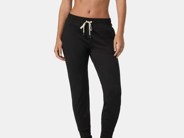 model in black pants